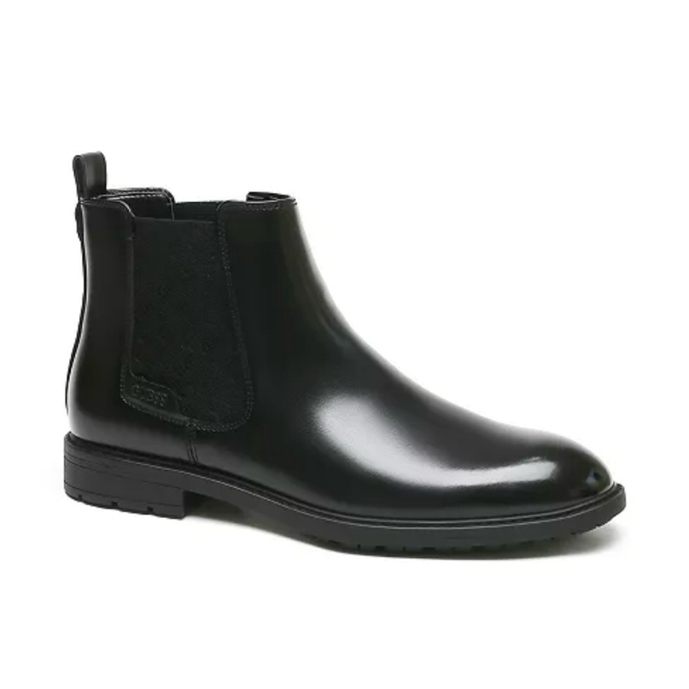 GUESS Men's Dremmy Classic Slip-on Ankle Casual Boots - Black - Size 10